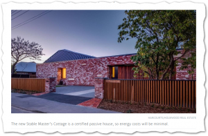 2019 September 20 Stuff: Former Stable Master's Cottage Rebuilt As Certified Passive House