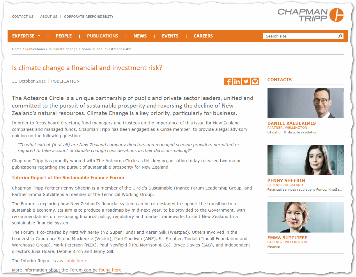 20191031_ChapmanTripp_ClimateChangeRisk–ImplicationsForNewZealandCompanyDirectorsAndManagedInvestmentSchemeProviders